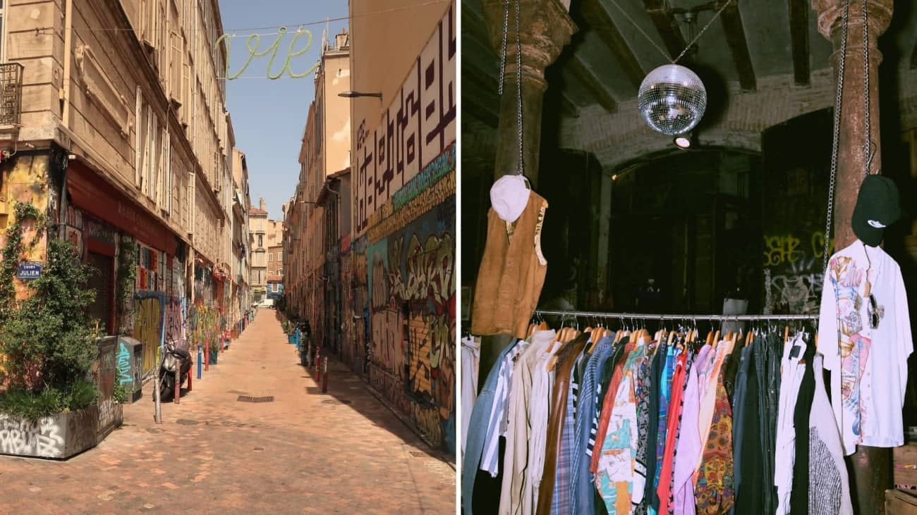 Sidewalk Cafes & Vintage Shops