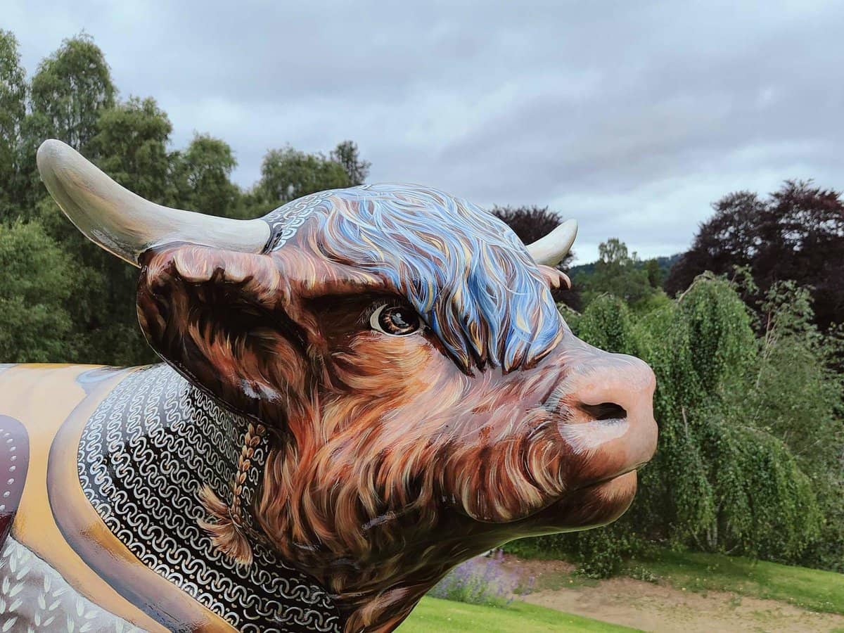 Highland Cow Sculpture