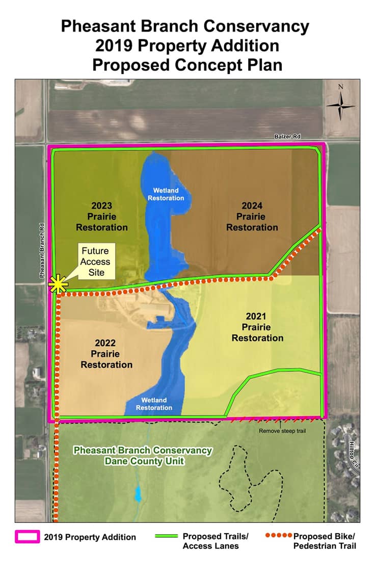 Prairie Restoration Areas