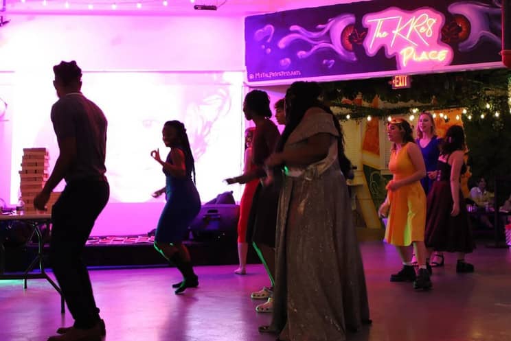 Cabaret Tables & Dance Floor