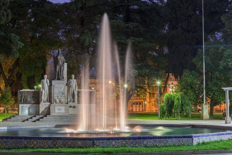 Illuminated Fountain