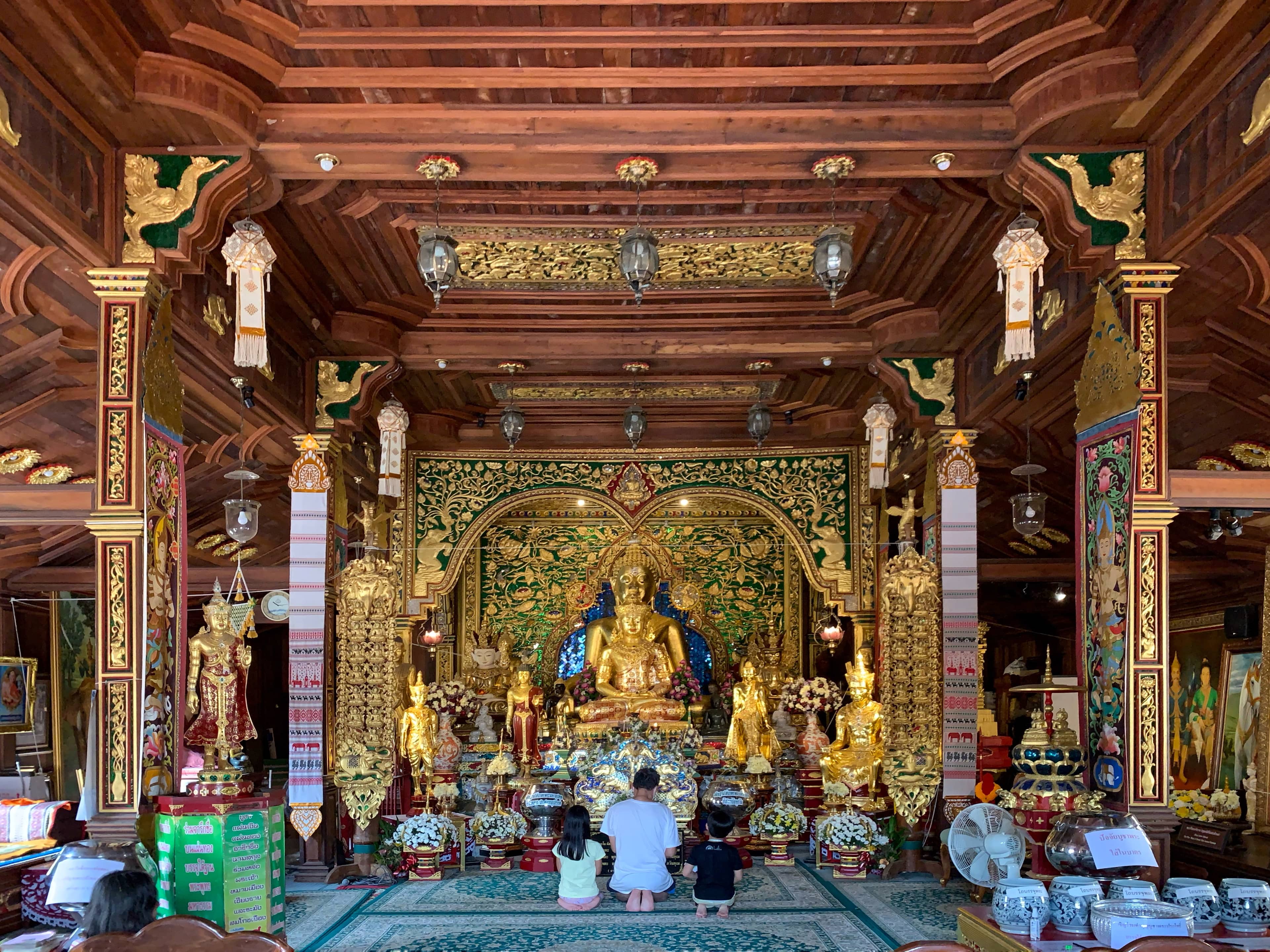 Golden Buddha & Murals