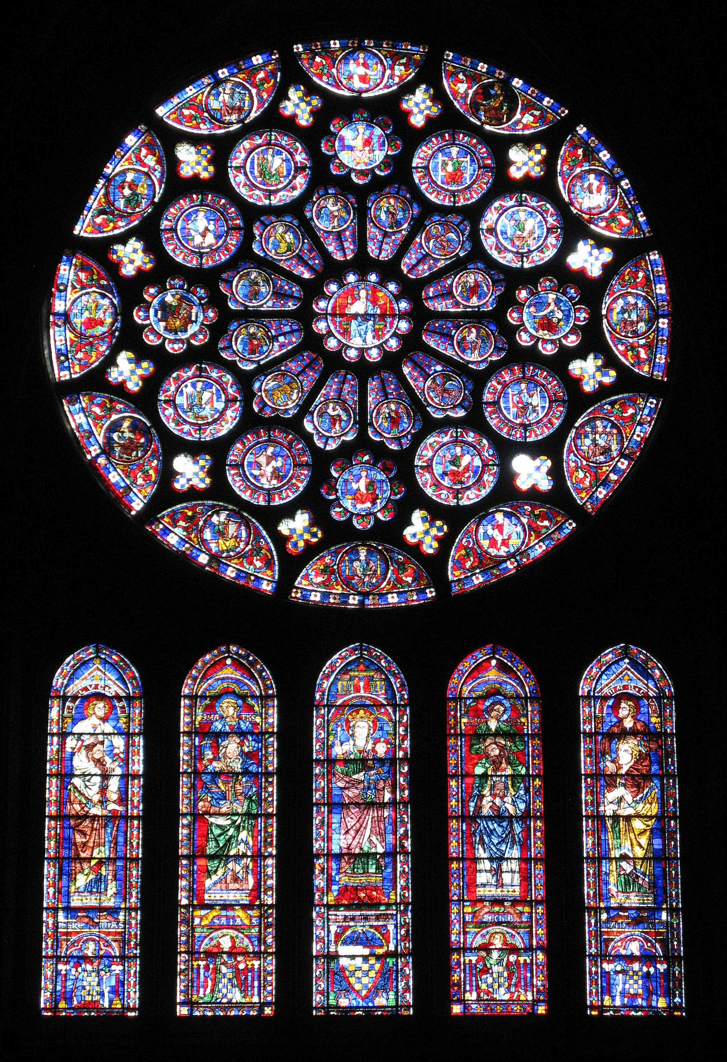 Rose Window and Stained Glass