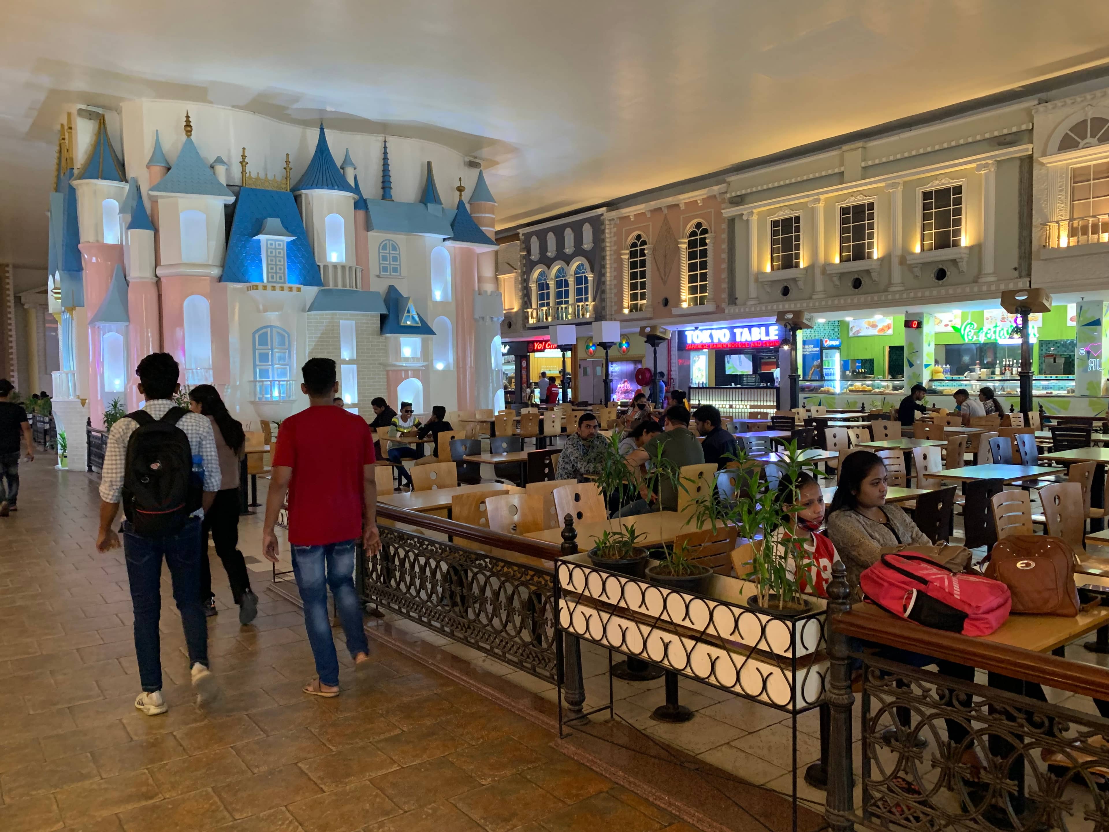 Diverse Food Court