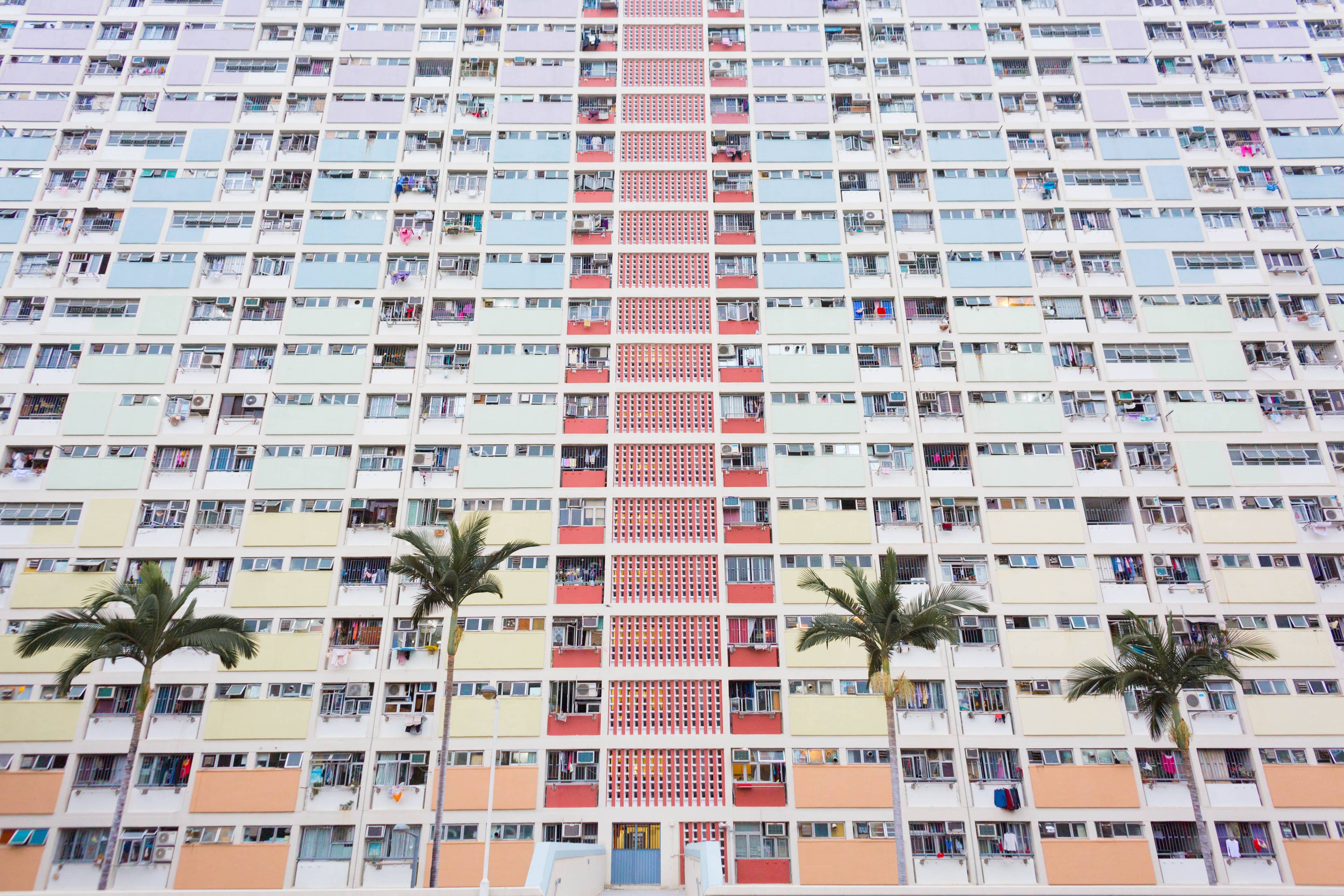 Colorful Apartment Blocks