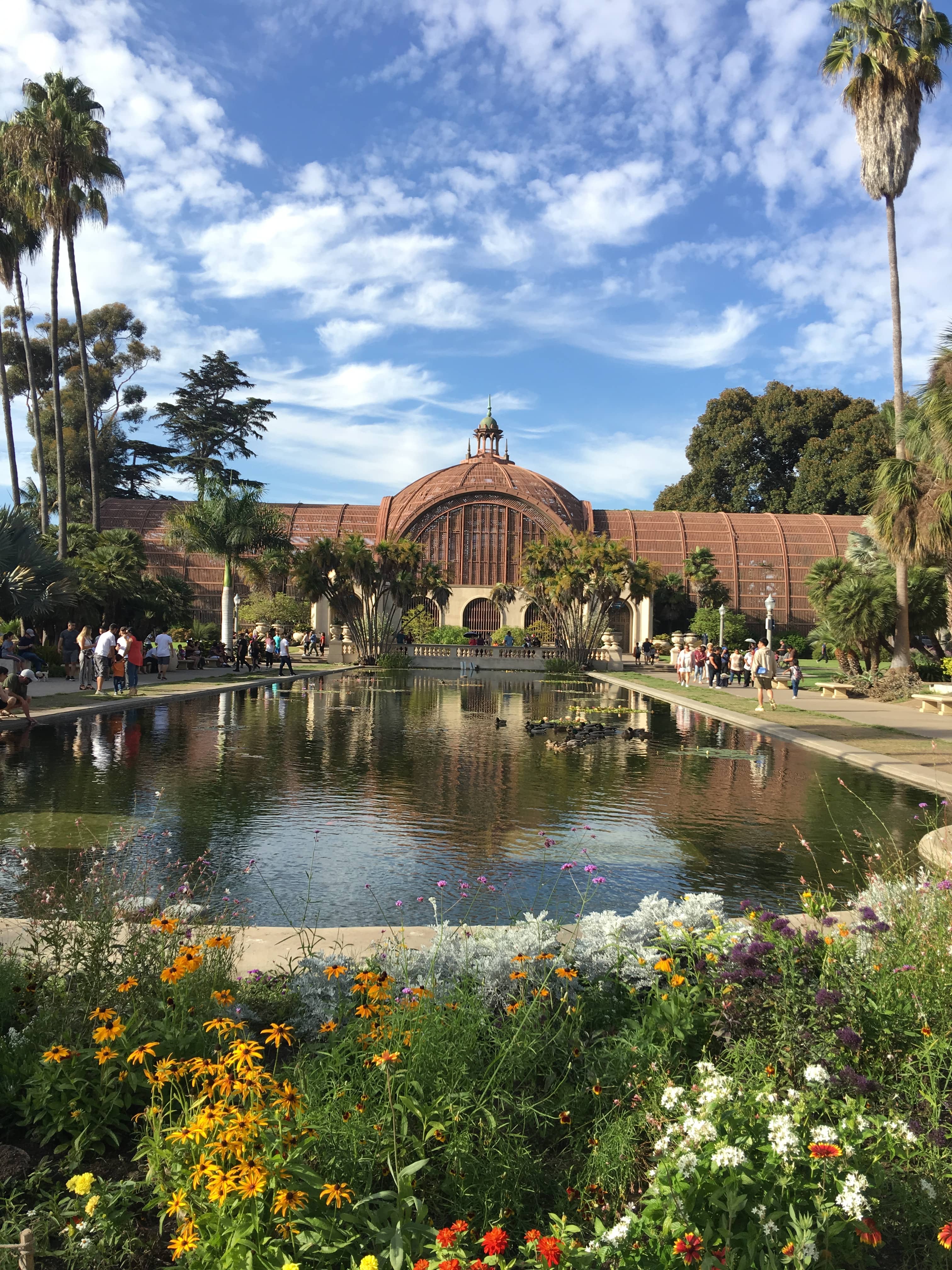 Botanical Building & Lily Pond