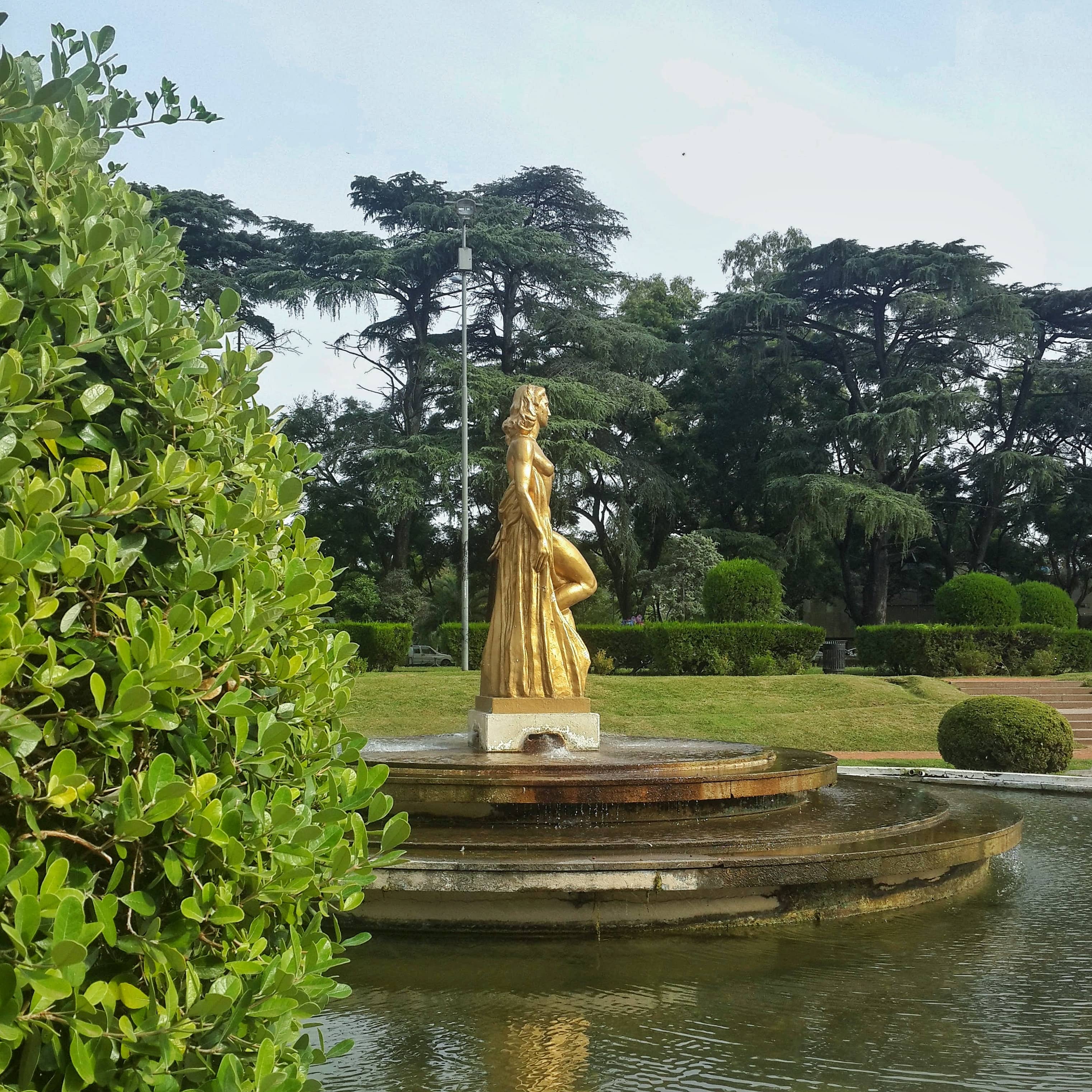 Ornate Fountains and Statues