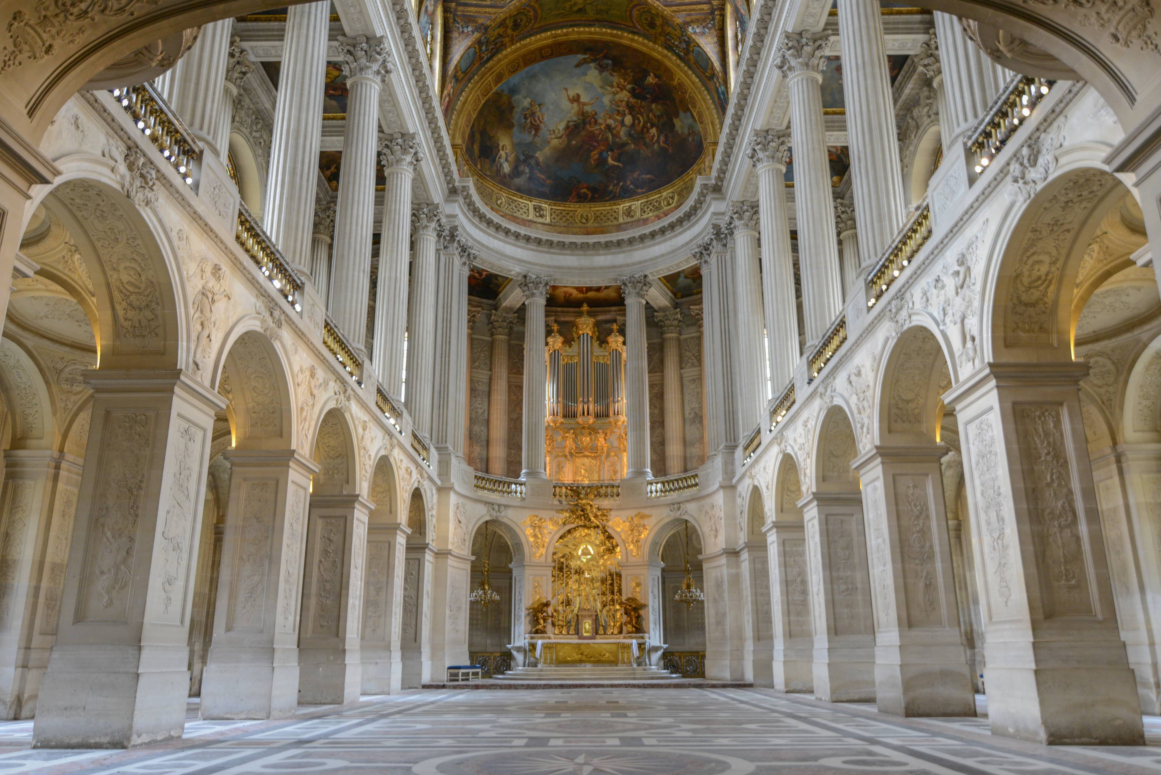 Towering White Columns