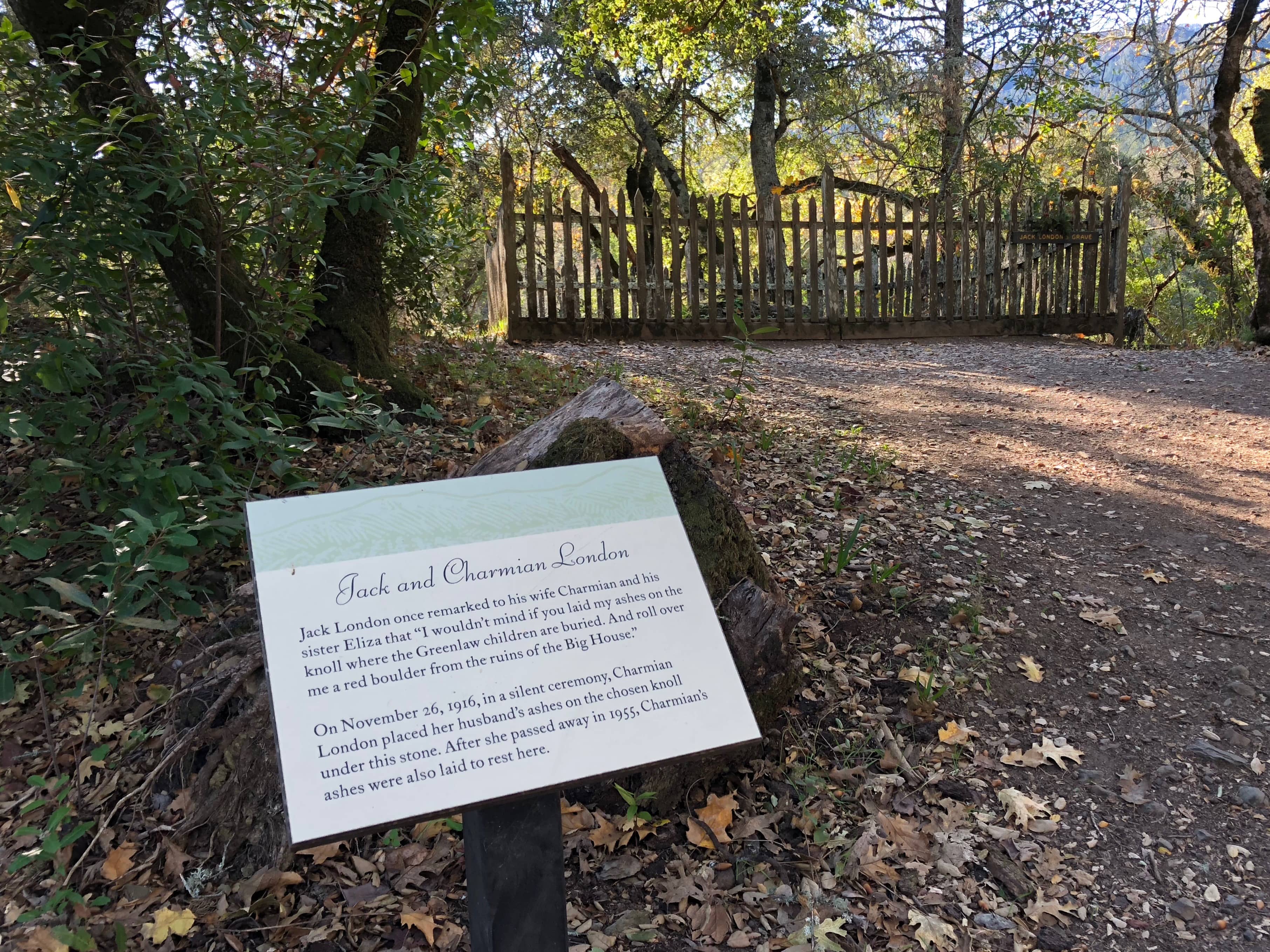 Jack London's Gravesite