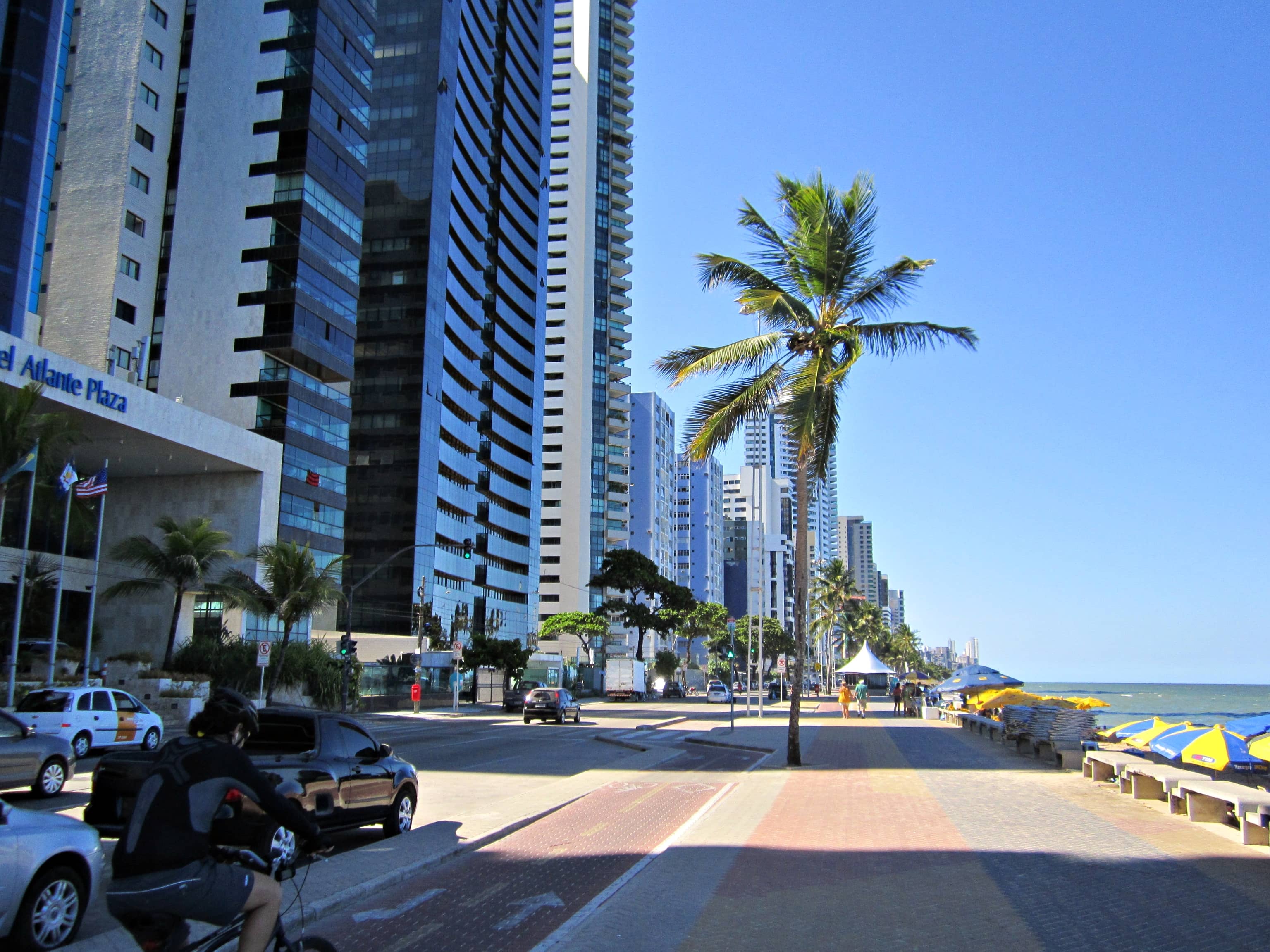 Lively Beachfront Promenade