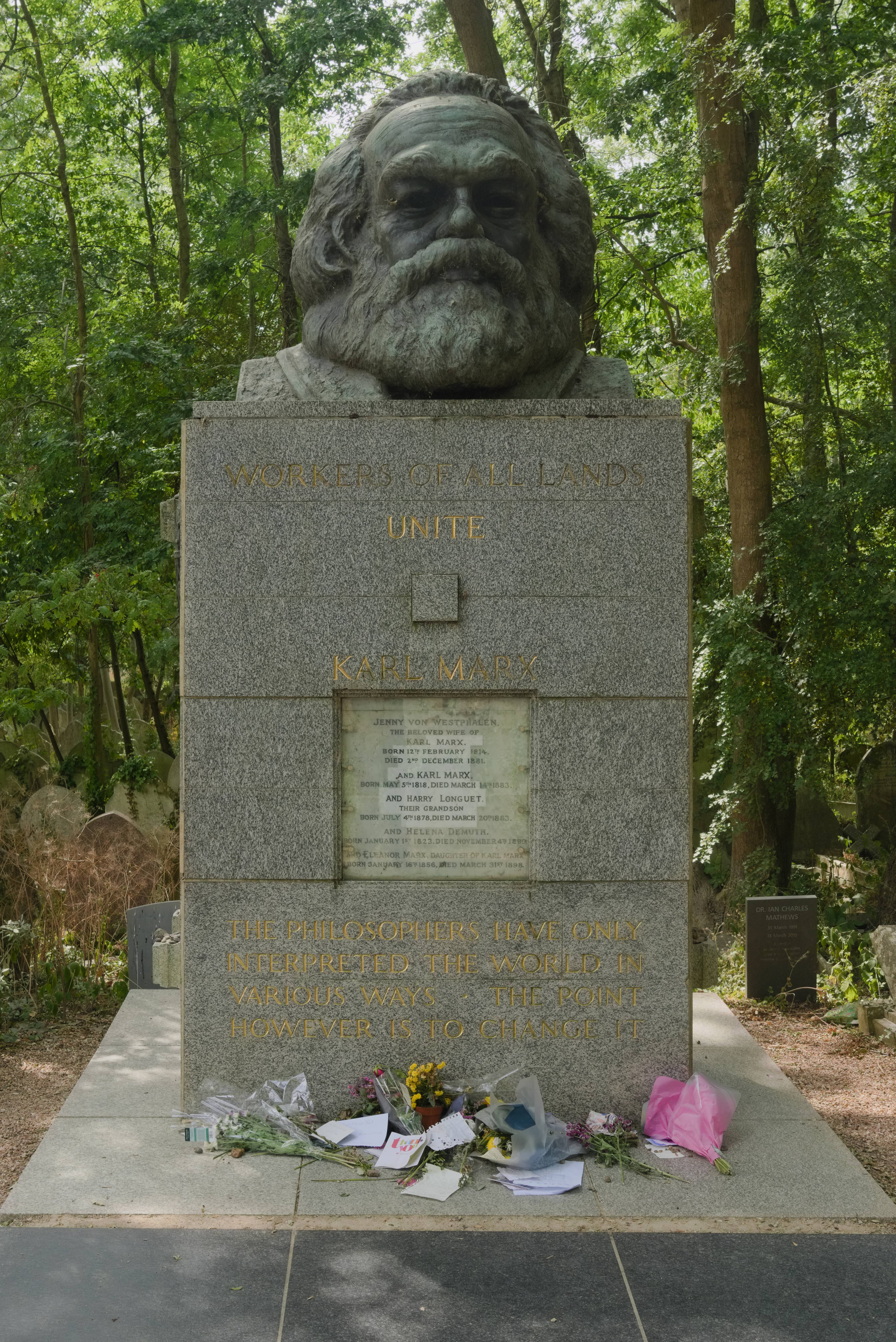 Karl Marx's Monumental Tomb