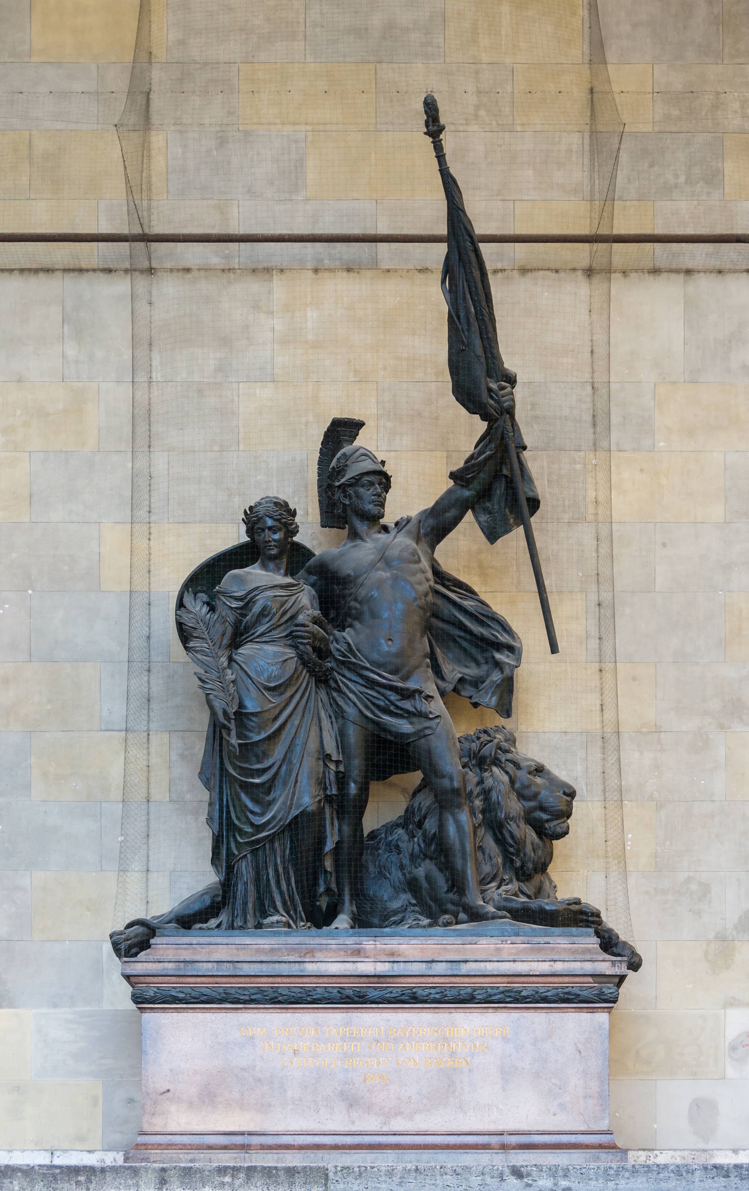 Bavarian Military Leaders Statues