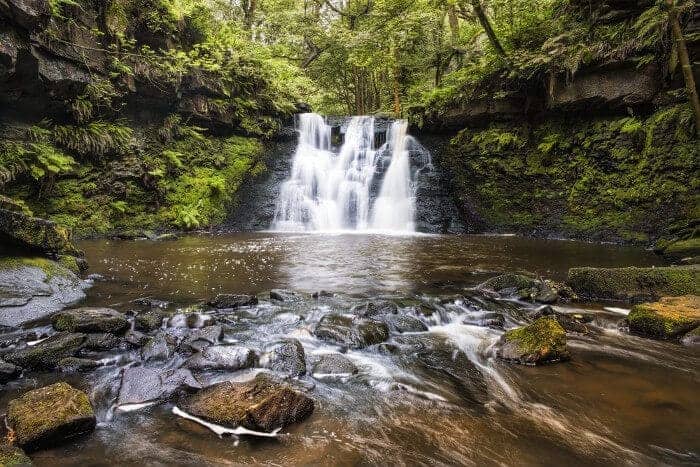 Goit Stock Woods & Waterfall