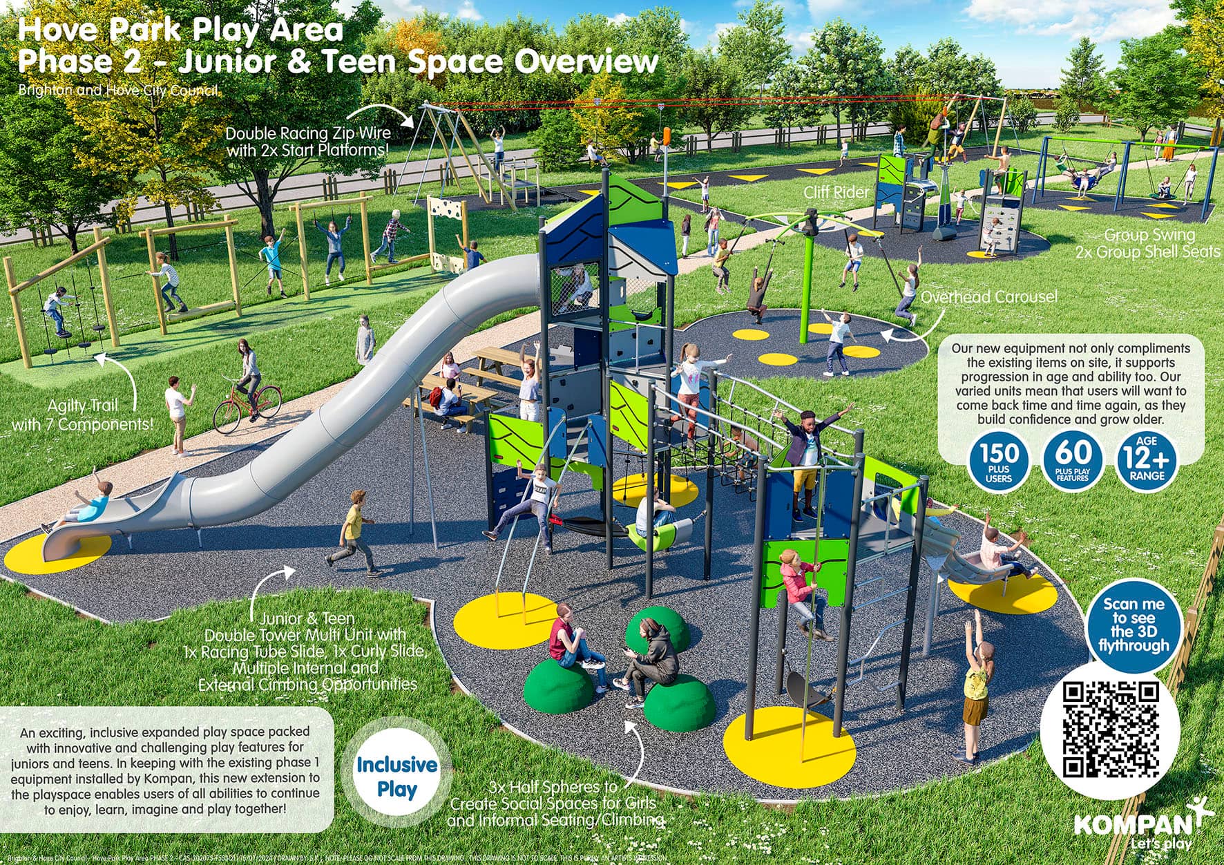 Spacious Playgrounds