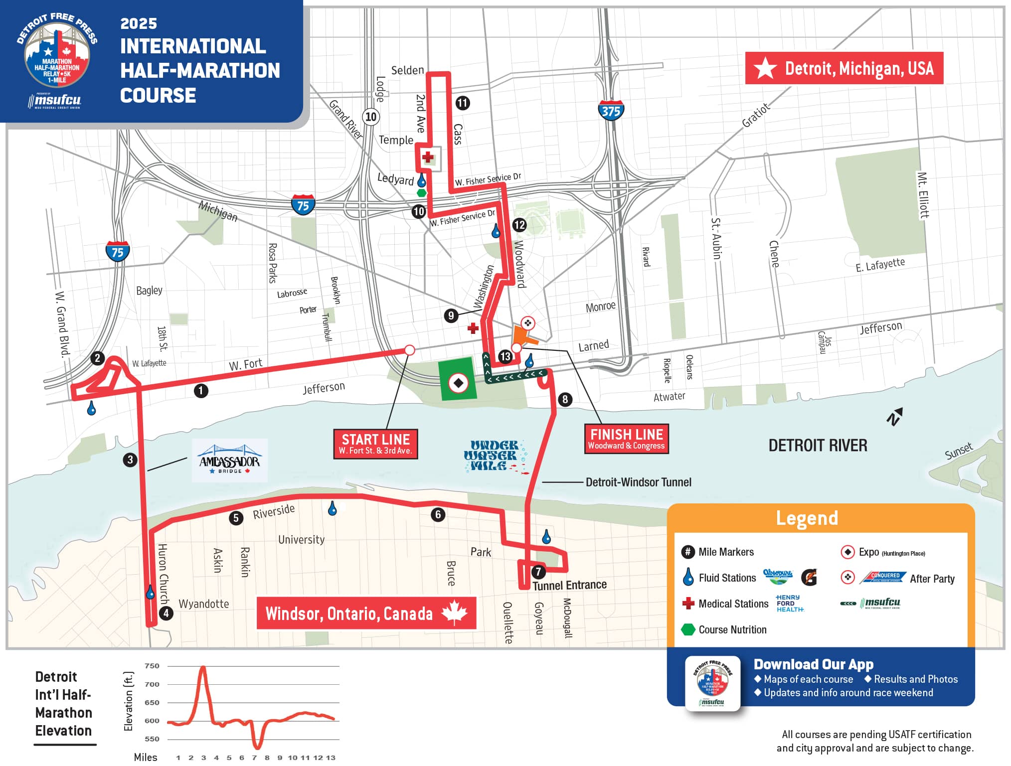 International Marathon Route