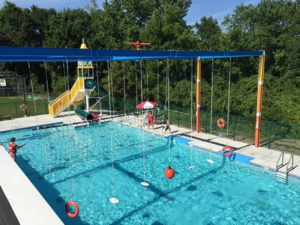 Expansive Outdoor Pool