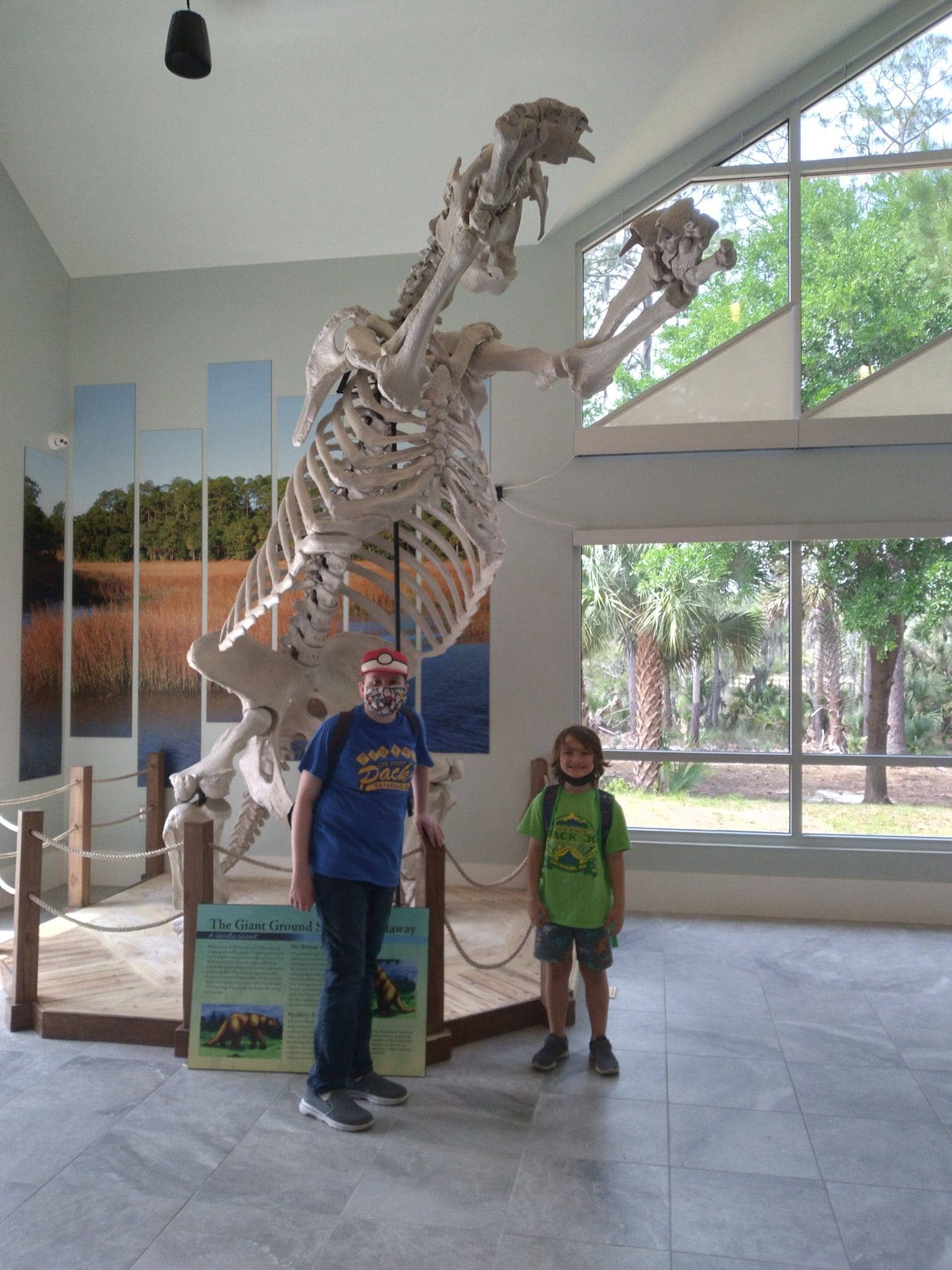 Nature Center & Sloth Skeleton