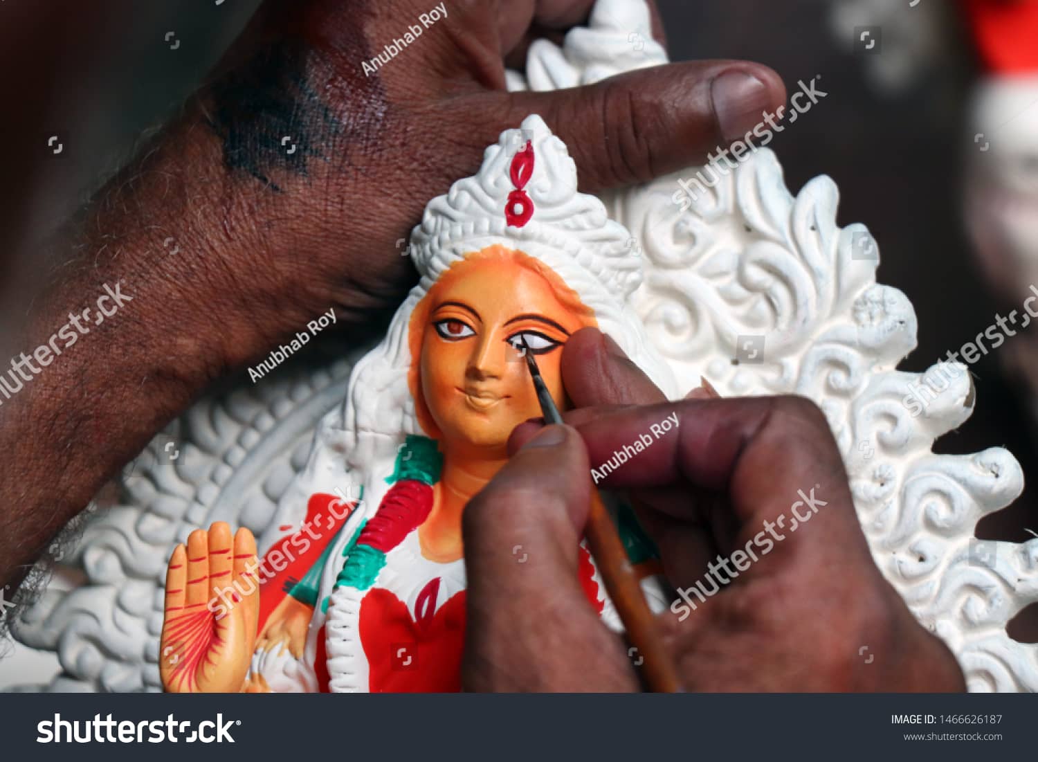 Laxmi and Saraswati Puja Preparations