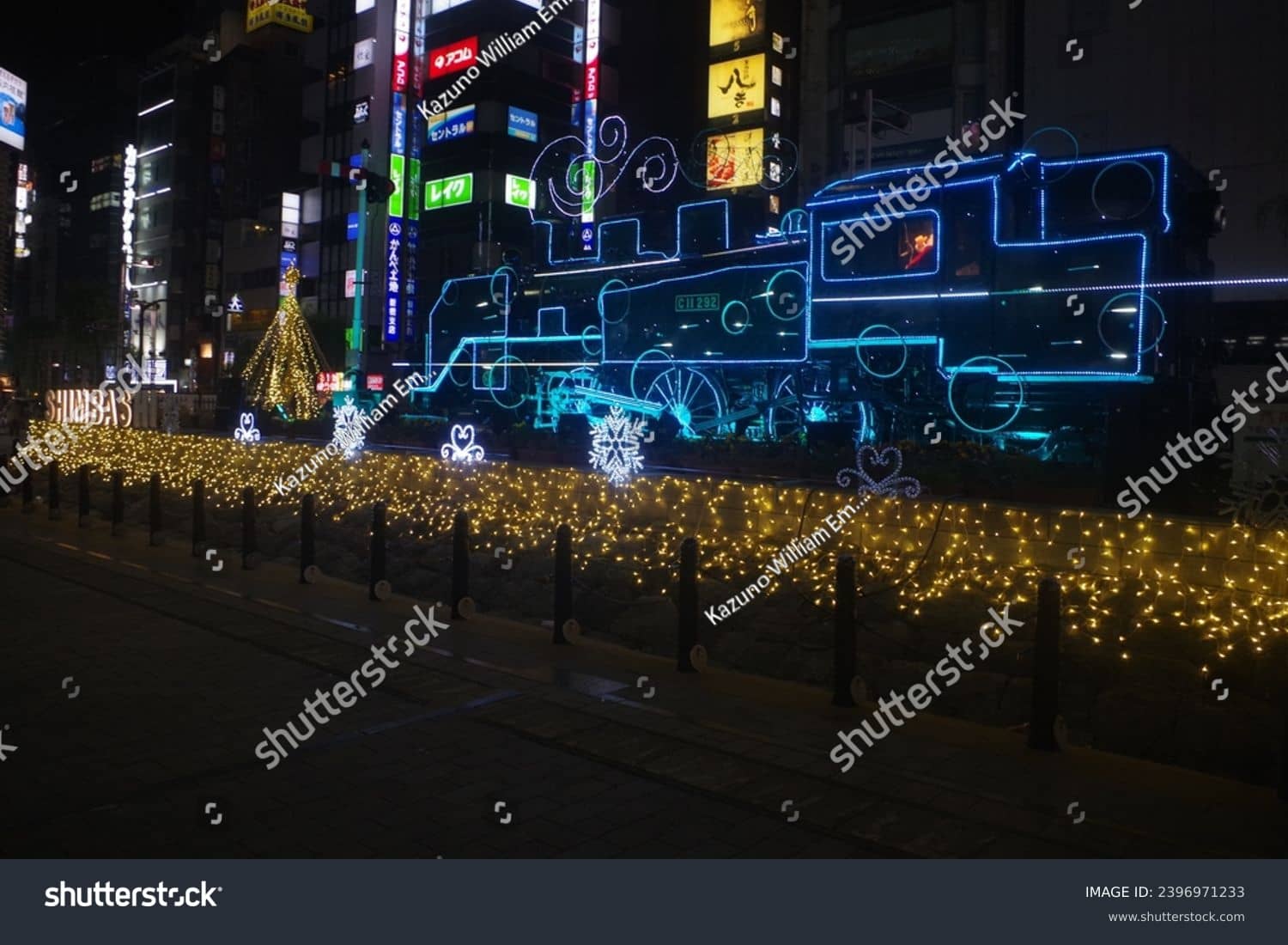 Illuminated Nighttime Ambiance