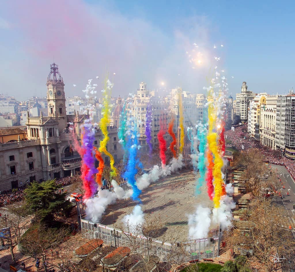 Fallas Festival Atmosphere