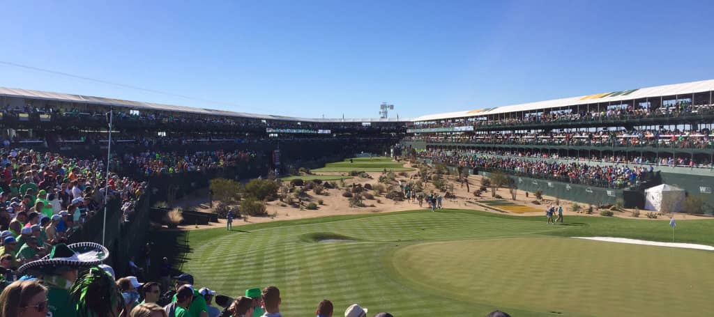 Hole 16 at TPC Scottsdale